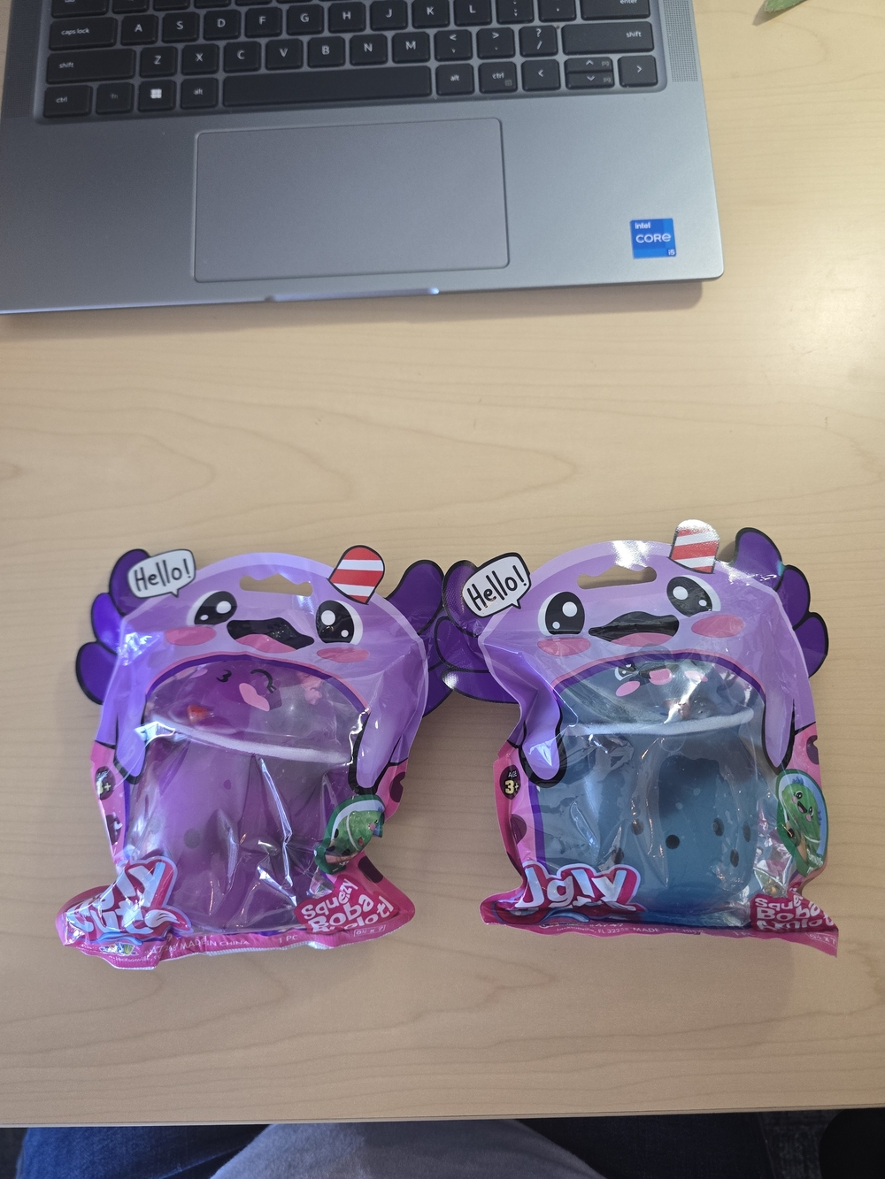Axolotl Boba Purple & Blue Squishy  - Set of 2
